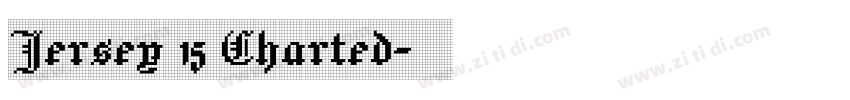 Jersey 15 Charted字体转换